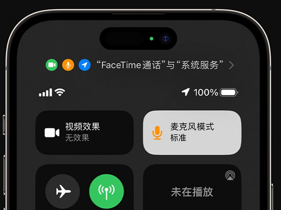 衢江苹果授权维修网点分享iPhone在通话时让你的声音更清晰 