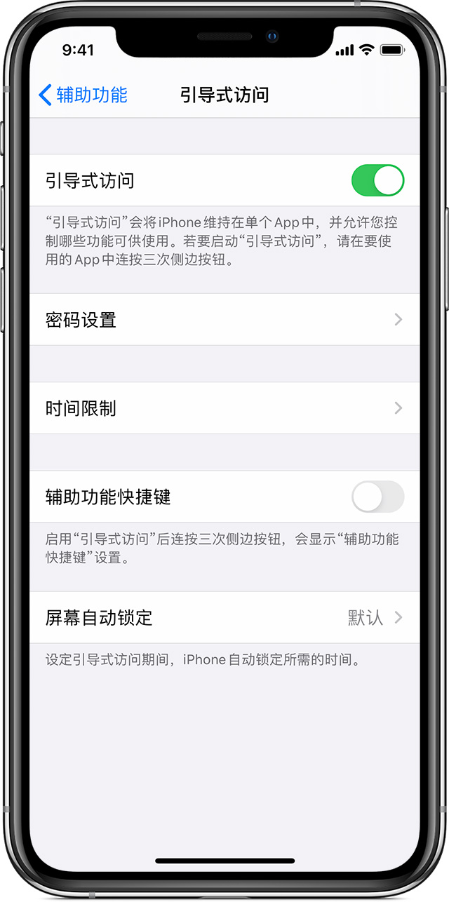 衢江苹果手机维修分享如何在 iPhone 上退出引导式访问 