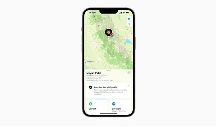 衢江苹果14维修分享iPhone14系列中 FindMy功能通过卫星分享位置方法教程 